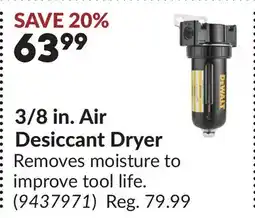 Princess Auto 3/8 in. Air Desiccant Dryer offer