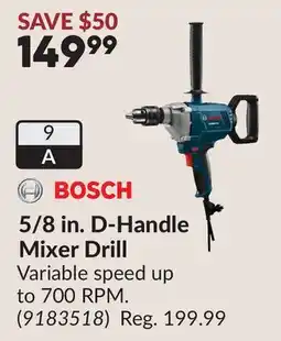 Princess Auto 5/8 in. D-Handle Mixer Drill offer