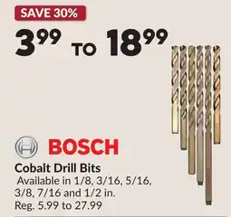 Princess Auto Cobalt Drill Bits offer