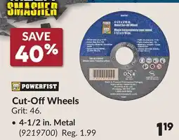 Princess Auto Cut-OffWheels offer