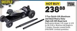 Princess Auto 3 Ton Quick-Lift Aluminum and Steel Heavy Duty High-Lift Off-Road Jack offer