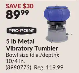 Princess Auto 5 lb Metal Vibratory Tumbler offer