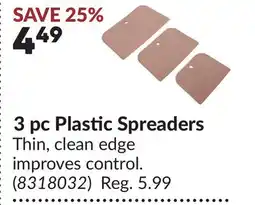 Princess Auto 3 pc Plastic Spreaders offer