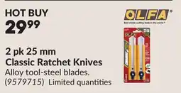 Princess Auto 2 pk 25 mm Classic Ratchet Knives offer