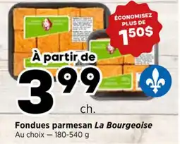 Val-Mont Fondues parmesan La Bourgeoise offer