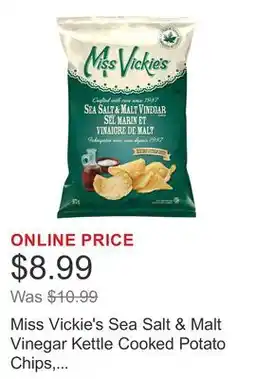 Costco Miss Vickie's Sea Salt & Malt Vinegar Kettle Cooked Potato Chips offer
