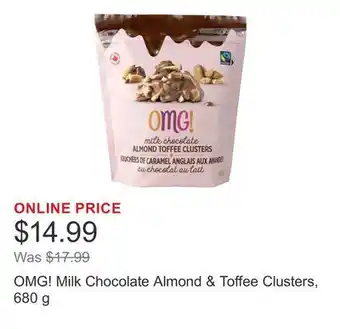 Costco OMG! Milk Chocolate Almond & Toffee Clusters offer