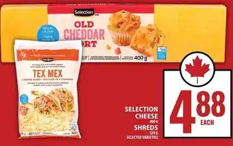 Food Basics Selection cheese shreds offer