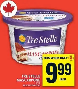 Food Basics Tre Stelle mascarpone offer