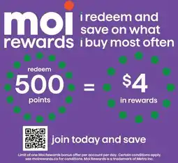 Food Basics moi rewards offer