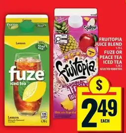 Food Basics Fruitopia juice blend offer