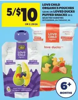 Real Canadian Superstore Love Child Organics Pouches offer