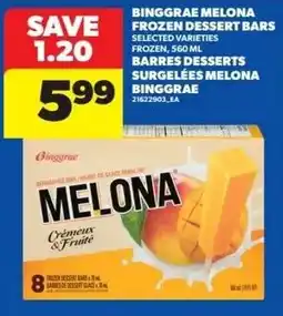 Real Canadian Superstore Binggrae Melona Frozen Dessert Bars offer