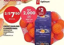 Loblaws SWEET DARLING CLEMENTINES offer