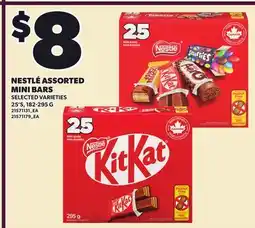 Loblaws NESTLÉ ASSORTED MINI BARS, 25'S offer
