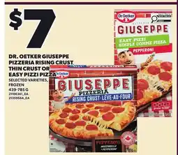 Loblaws DR. OETKER GIUSEPPE PIZZERIA RISING CRUST, THIN CRUST OR EASY PIZZI PIZZA offer