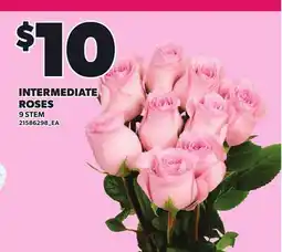Loblaws INTERMEDIATE ROSES, 9 STEM offer