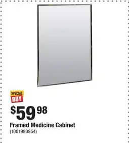 Home Depot Framed Medicine Cabinet offer