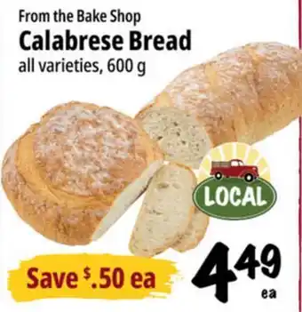 Farm Boy From the Bake Shop Calabrese Bread offer