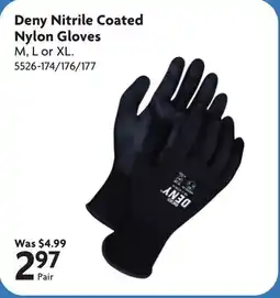 Home Hardware Deny Nitrile Coated Nylon Gloves offer