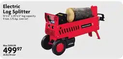 Home Hardware Electric Log Splitter offer