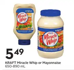Sobeys Miracle Whip or Mayonnaise offer