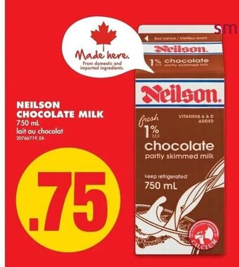 No Frills Neilson Chocolate Milk offer