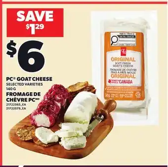 Independent City Market PC GOAT CHEESE offer