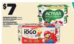Independent City Market DANONE ACTIVIA, 12X100 G OR IÖGO CREAMY, 16X100 G offer