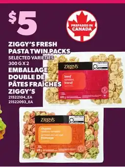 Independent City Market ZIGGY'S FRESH PASTA TWIN PACKS, 300 G X 2 offer