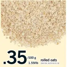 Fortinos ROLLED OATS, 1.59/lb offer