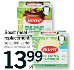 Fortinos BOOST MEAL REPLACEMENT, 6'S offer