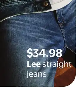 Walmart Lee straight jeans offer
