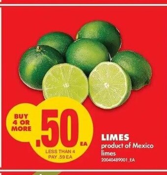 No Frills Limes offer