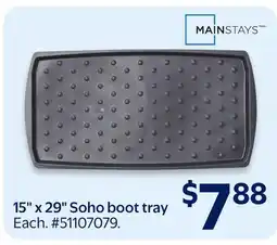 Walmart 15 x 29 Soho boot tray offer