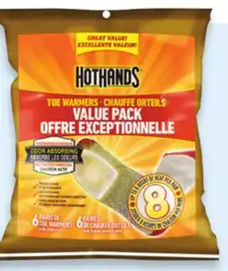 Walmart HotHands hand or feet warmers value pack offer