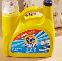 Walmart Tide Simply laundry detergent offer