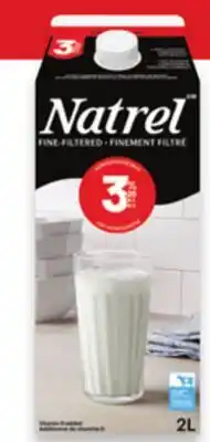 Walmart Natrel fine-filtered milk offer