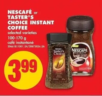 No Frills Nescafé Taster's Choice Instant Coffee offer