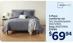 Walmart 5-Piece comforter set offer