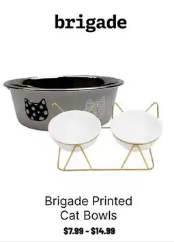 Ren’s Pets Depot Brigade Printed Cat Bowls offer