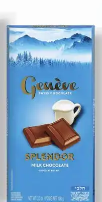 Metro GENÈVE CHOCOLATE BARS offer