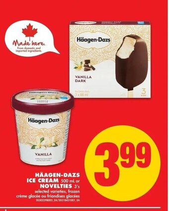 No Frills Häagen-Dazs Ice Cream offer