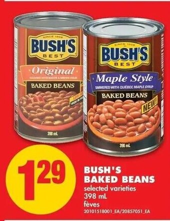 No Frills Bush's Baked Beans offer