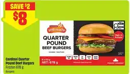 FreshCo Cardinal Quarter Pound Beef Burgers Frozen offer