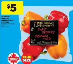 Real Canadian Superstore FARMER'S MARKET GREENHOUSE PEPPERS, 4'S offer