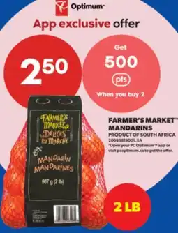 Real Canadian Superstore FARMER'S MARKET MANDARINS, 2 LB offer