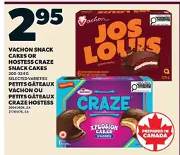 Valu-mart PETITS GÂTEAUX VACHON OU PETITS GÂTEAUX CRAZE HOSTESS offer