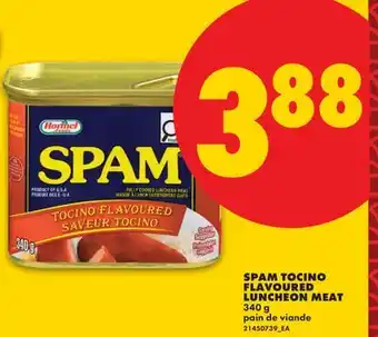 No Frills SPAM TOCINO FLAVOURED LUNCHEON MEAT offer