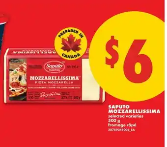 No Frills SAPUTO MOZZARELLISSIMA offer